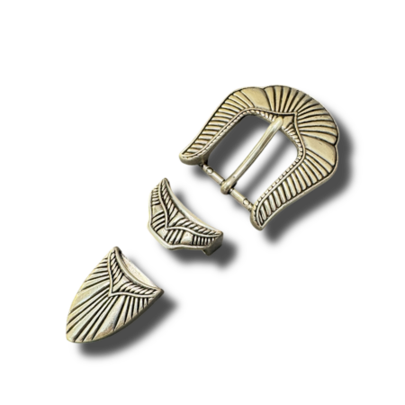 25mm Antique Silver Nova 3 Piece Buckle