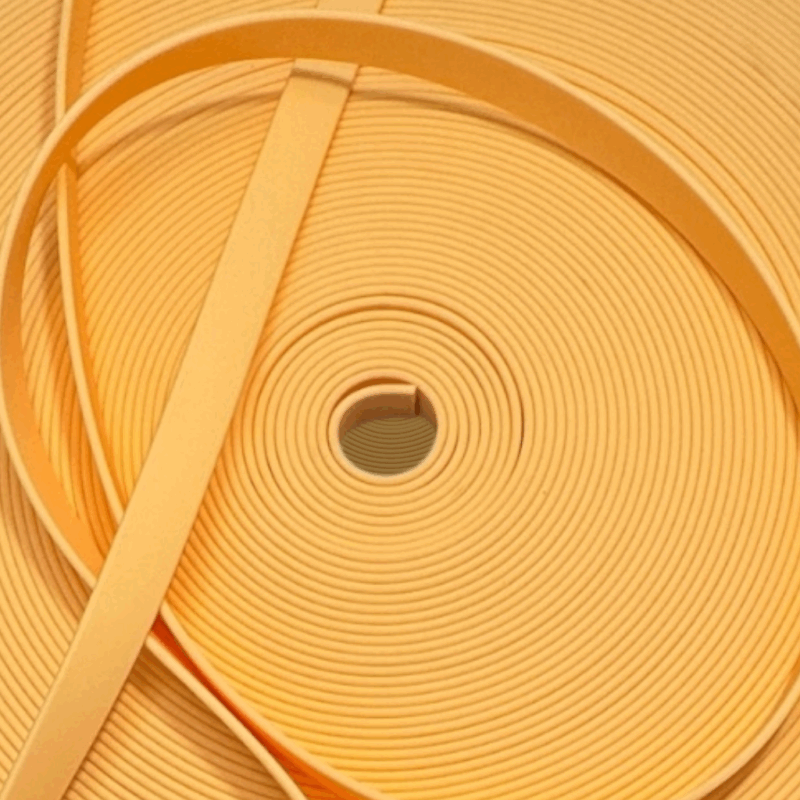 15*2.5mm Earthly Yellow BioThane - Image 2